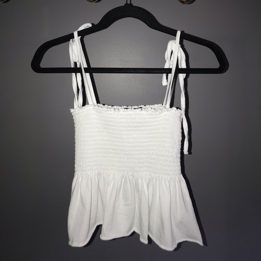 White summer top